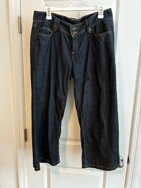 Michael Kors Dark Blue Wide Leg Jeans